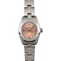 Replica Rolex Lady Oyster Perpetual 76080 Salmon Dial WE03313