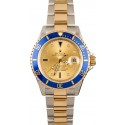 Replica Rolex Submariner 16613T Champagne and Blue Serti WE00193