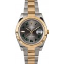Replica Rolex Two-Tone Datejust II 116333 Roman Dial WE03776