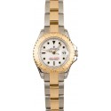 Replica Rolex Yachtmaster Ladies 18k Gold & Steel 69623 WE00892