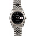 Rolex Datejust 116234 Black Arabic Dial WE01303