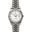 Rolex Datejust 116234 White Luminescent Steel Jubilee WE00941