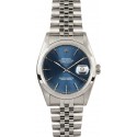 Rolex Datejust 16200 Blue 100% Authentic WE03634