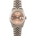 Rolex Datejust 16234 Salmon Diamond Dial WE01280