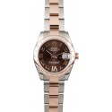 Rolex Datejust 178341 Chocolate Dial Two Tone Oyster WE02250