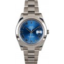 Rolex Datejust II Ref 116300 Blue Dial WE00030