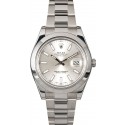 Rolex Datejust II Ref 116300 Silver Dial Steel Oyster WE01365