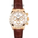 Rolex Daytona 18K Yellow Gold Leather WE01493