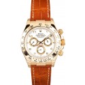 Rolex Daytona Yellow Gold Leather WE04382