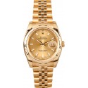 Rolex Gold Datejust 116238 Factory Stickers WE00371