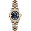 Rolex Ladies Datejust 69173 Blue Diamond WE03619