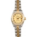 Rolex Ladies Datejust 69173 Champagne Roman Dial WE00878