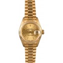 Rolex Ladies Datejust 69178 Champagne Index Dial WE02829