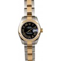 Rolex Lady Datejust 179163 Black Sunbeam Dial WE04618