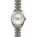 Rolex Lady Datejust 179174 Silver Luminescent Dial WE01579