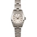 Rolex Lady Oyster Perpetual 76080 Silver Index Dial WE03988