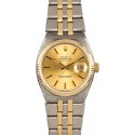 Rolex OysterQuartz Datejust 17013 Two Tone Integral Band WE00375