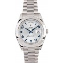 Rolex Platinum President Day Date II 218206 Glacier WE04134