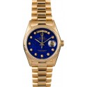 Rolex Presidential 18038 Blue Lapis Pyramid Diamond Dial WE01207
