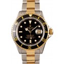 Rolex Submariner 16613 Black and Gold WE01534