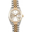 Rolex Two-Tone Datejust Silver Dial 16013 WE01500