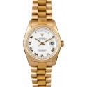 Top Men's Rolex President 18248 White Roman WE03700