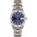 Top Rolex Date Stainless Steel Blue Dial 15010 WE01875