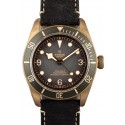 Top Tudor Heritage Black Bay Bronze 79250BA Leather Strap WE00448