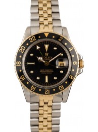 129072 Vintage Rolex GMT-Master 1675 Black Nipple Dial WE00469