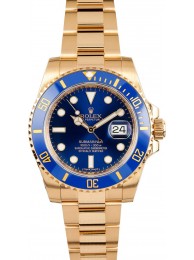 18K Rolex Submariner Blue 116618 WE02580