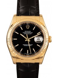 AAA Copy Rolex Datejust 116138 Leather 100% Authentic WE00856