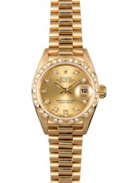 AAA Ladies Rolex Presidential 69258 Diamonds WE03275