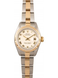 AAA Replica Rolex Lady Datejust 79163 Ivory Roman Dial WE04093