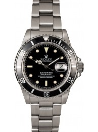 Authentic Rolex Submariner 16800 Sapphire Crystal WE04490