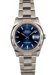 Best Rolex Datejust 116234 Blue Dial Steel Oyster WE01572