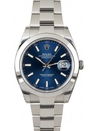 Best Rolex Datejust 126300 Blue Luminous Index Dial WE00279