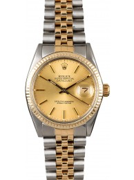 Certified Rolex Datejust 16013 Two Tone Jubilee WE02617