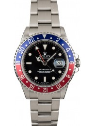 Certified Rolex GMT Master II Ref 16710 'Pepsi' Bezel Insert WE01637