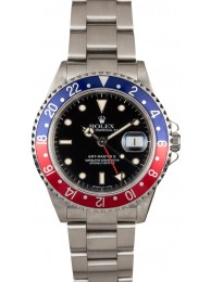 Cheap Certified Rolex GMT-Master II Ref 16710 'Pepsi' WE00882