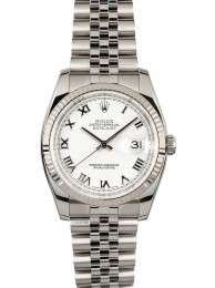 Cheap Knockoff Rolex Datejust 116234 White Roman WE02065