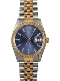 Cheap Men's Rolex Date 15053 Blue Dial WE02576