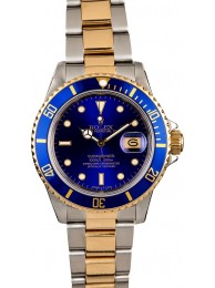 Copy Fashion Men's Rolex Submariner 16803 Blue Dial WE00337