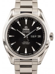 Copy Fashion Omega Seamaster Aqua Terra Black Dial WE01826