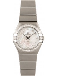 Copy Omega Constellation Diamond Dial & Bezel WE01464