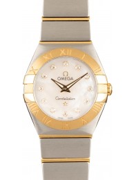 Copy Omega Constellation Yellow Gold & Steel WE03039