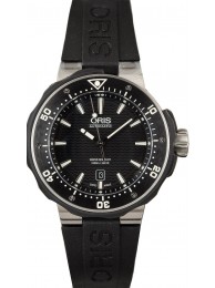 Copy Oris Pro Diver Date Black Wave Dial WE00476