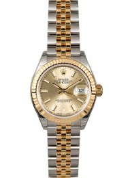 Copy Rolex Lady Datejust 279173 Champagne Two Tone Jubilee WE03618