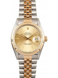 Copy Rolex Men's Datejust Two tone 16013 WE01490