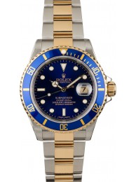 Copy Rolex Submariner 16613T Blue Dial Two Tone WE00731