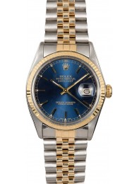 Datejust Rolex Blue Dial 16013 WE03458